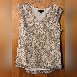 Banana Republic Blouse.  Leopard print Sz M